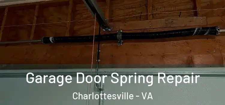  Garage Door Spring Repair Charlottesville - VA