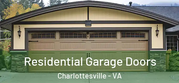  Residential Garage Doors Charlottesville - VA